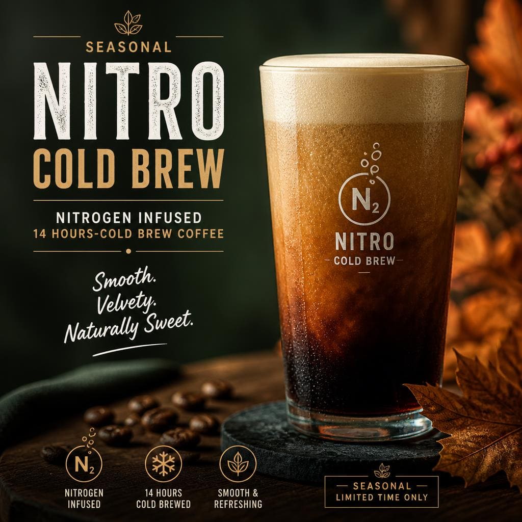 Seasonal Nitro Cold Brew Turning Point